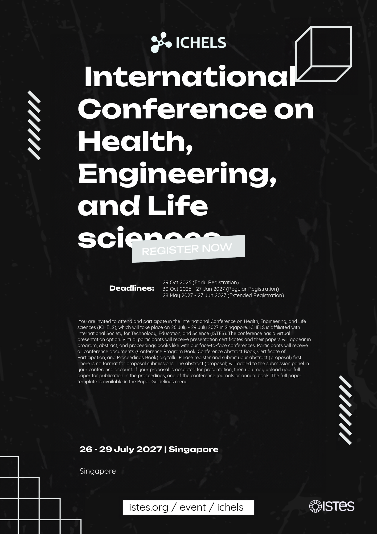 ICHELS - 2027 Poster