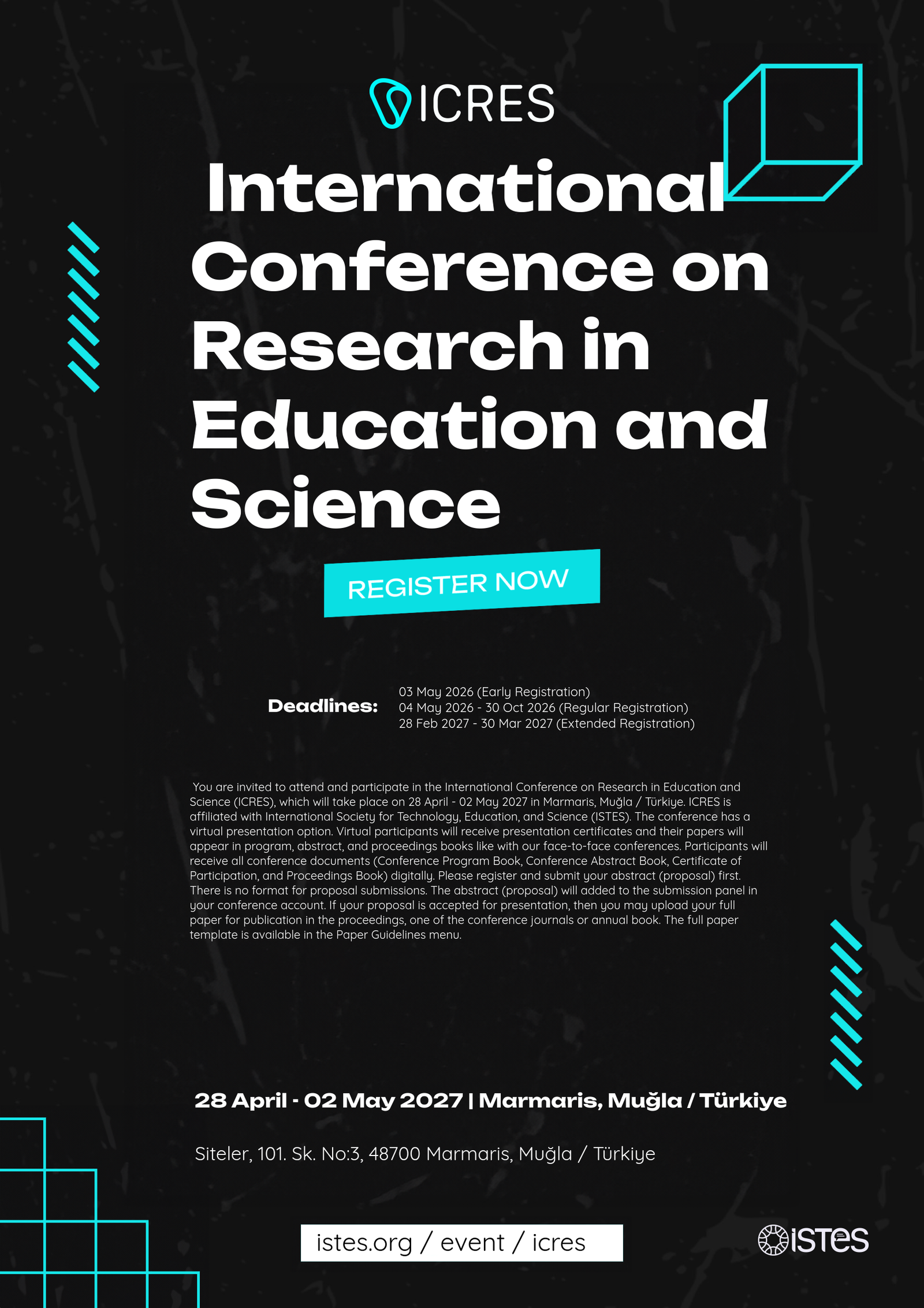 ICRES - 2027 Poster