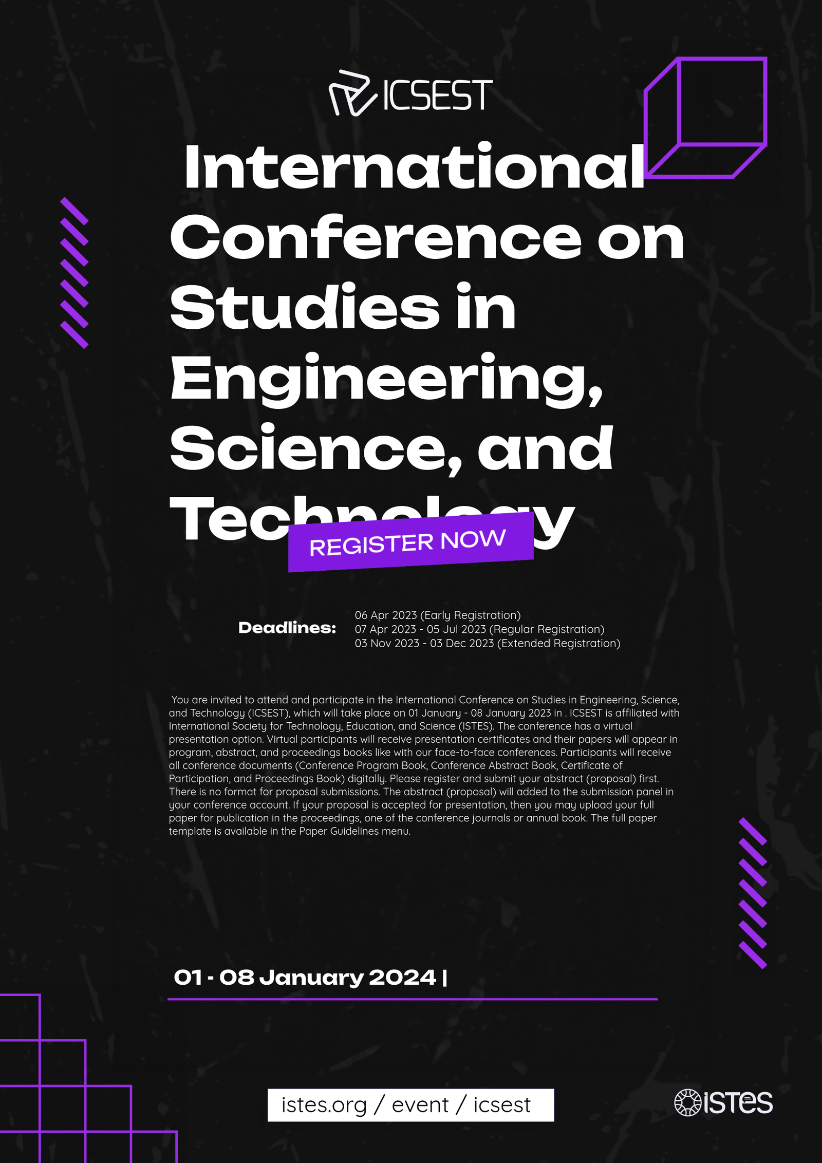 ICSEST - 2023 Poster