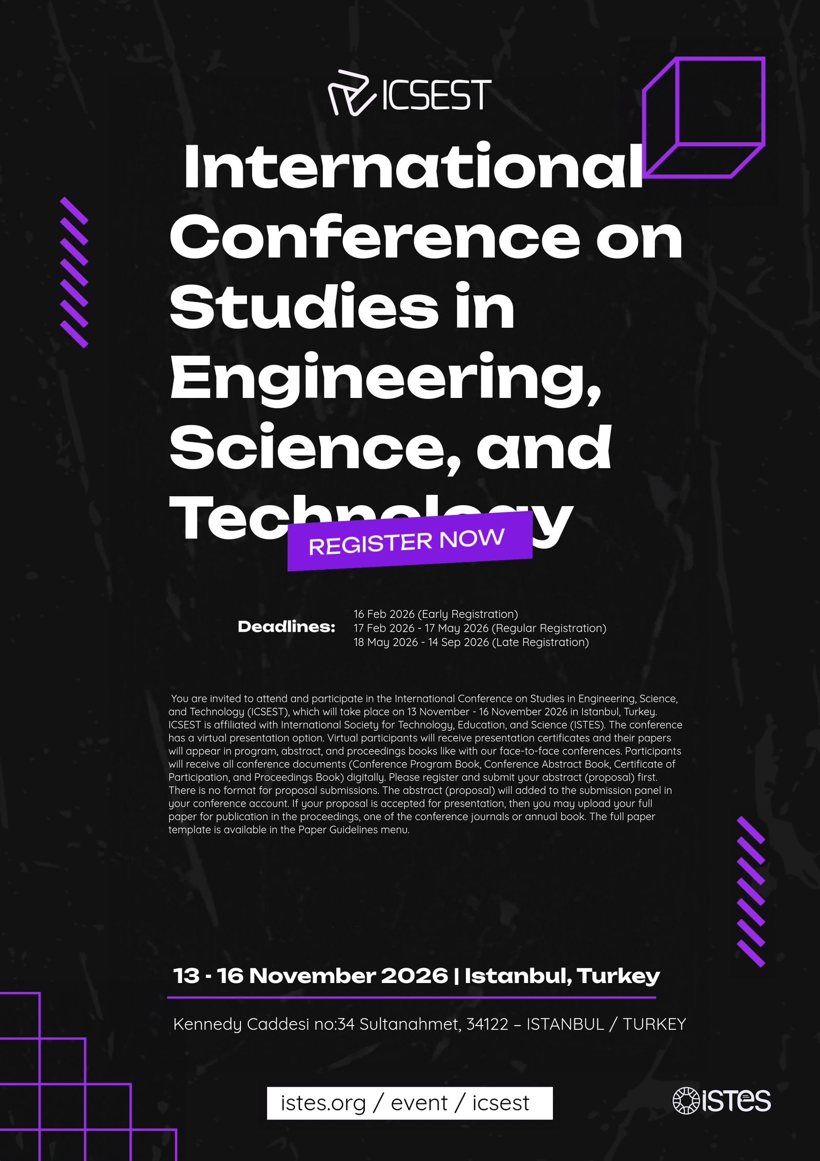 ICSEST - 2026 Poster