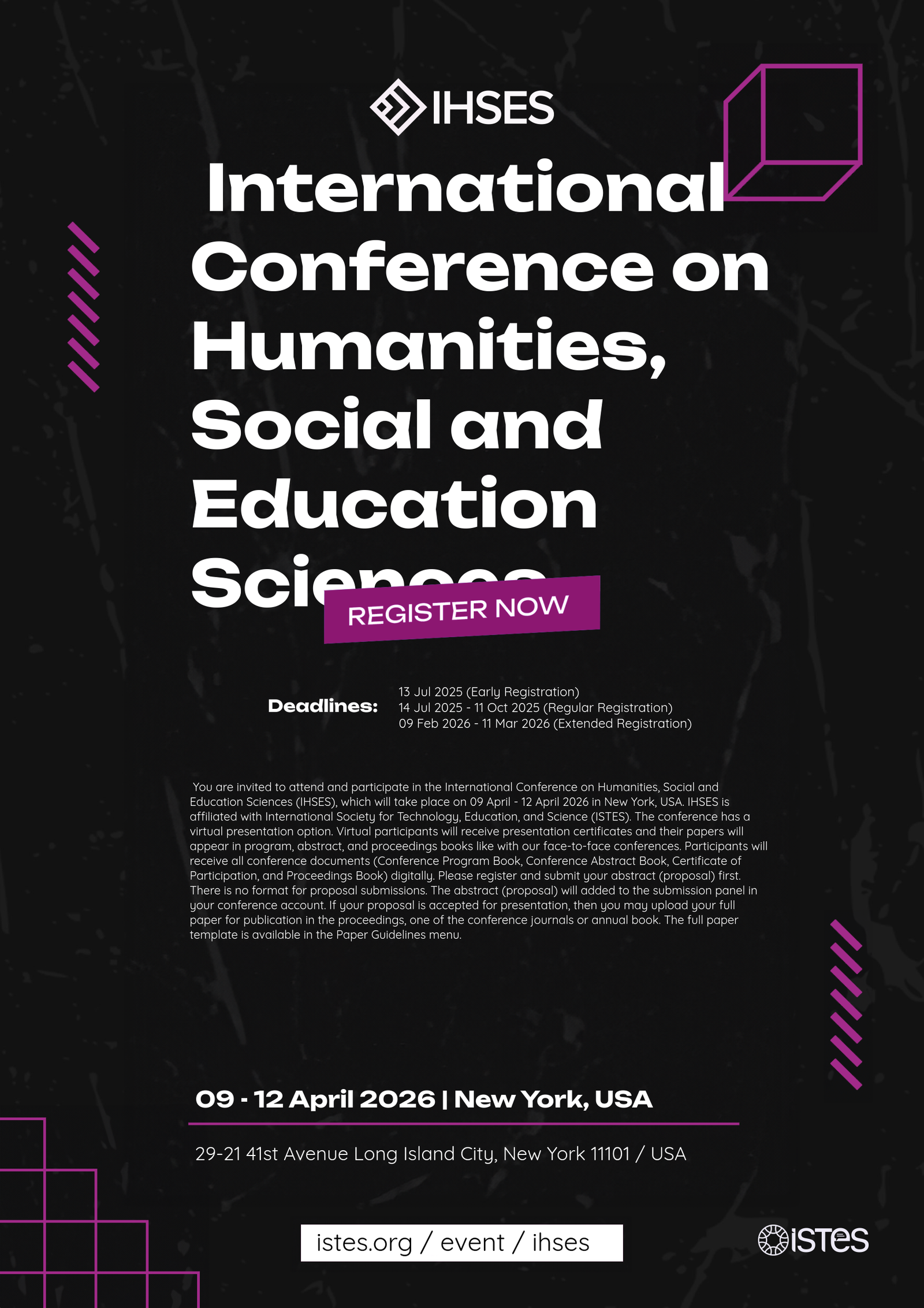 IHSES - 2026 Poster