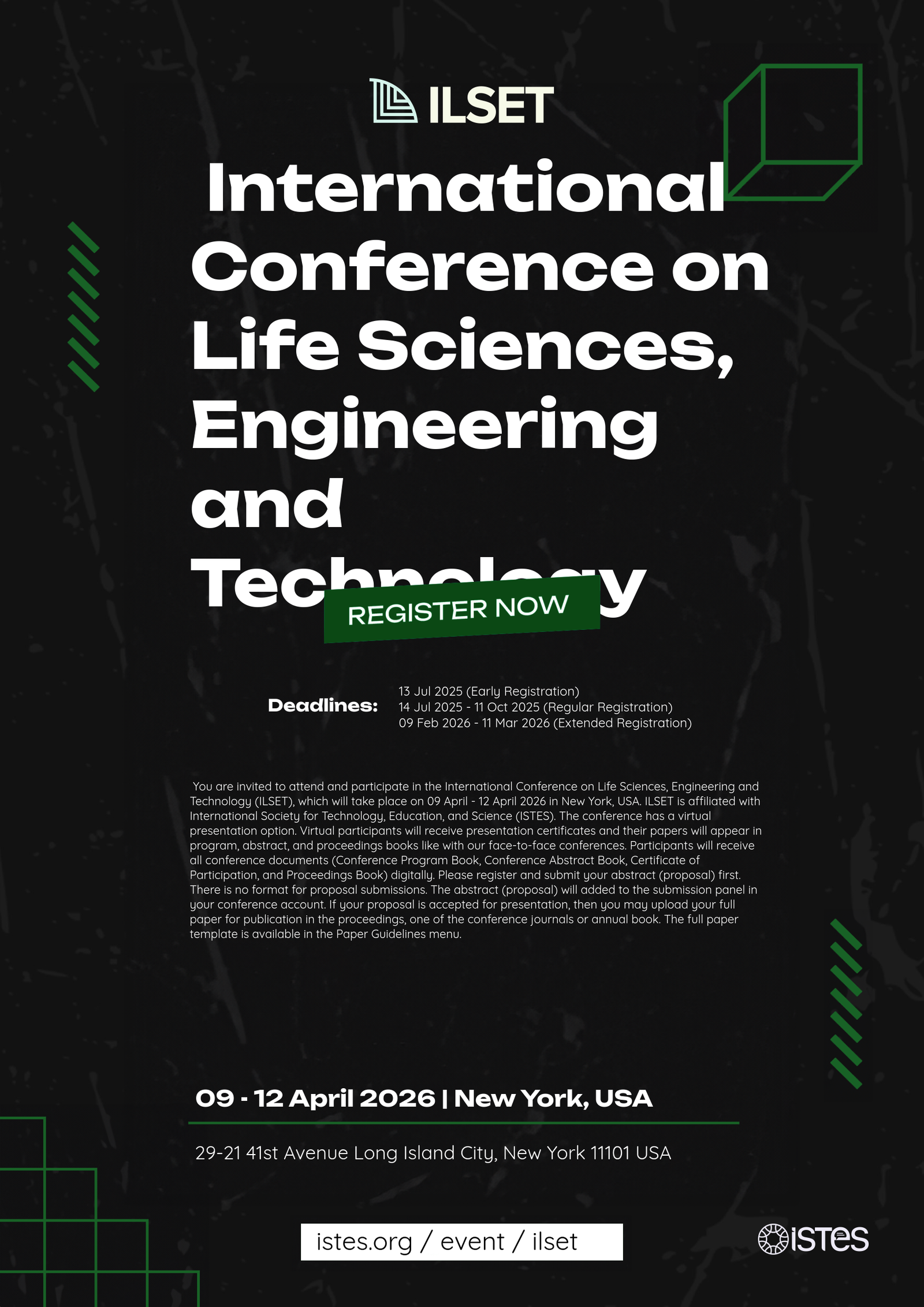 ILSET - 2026 Poster