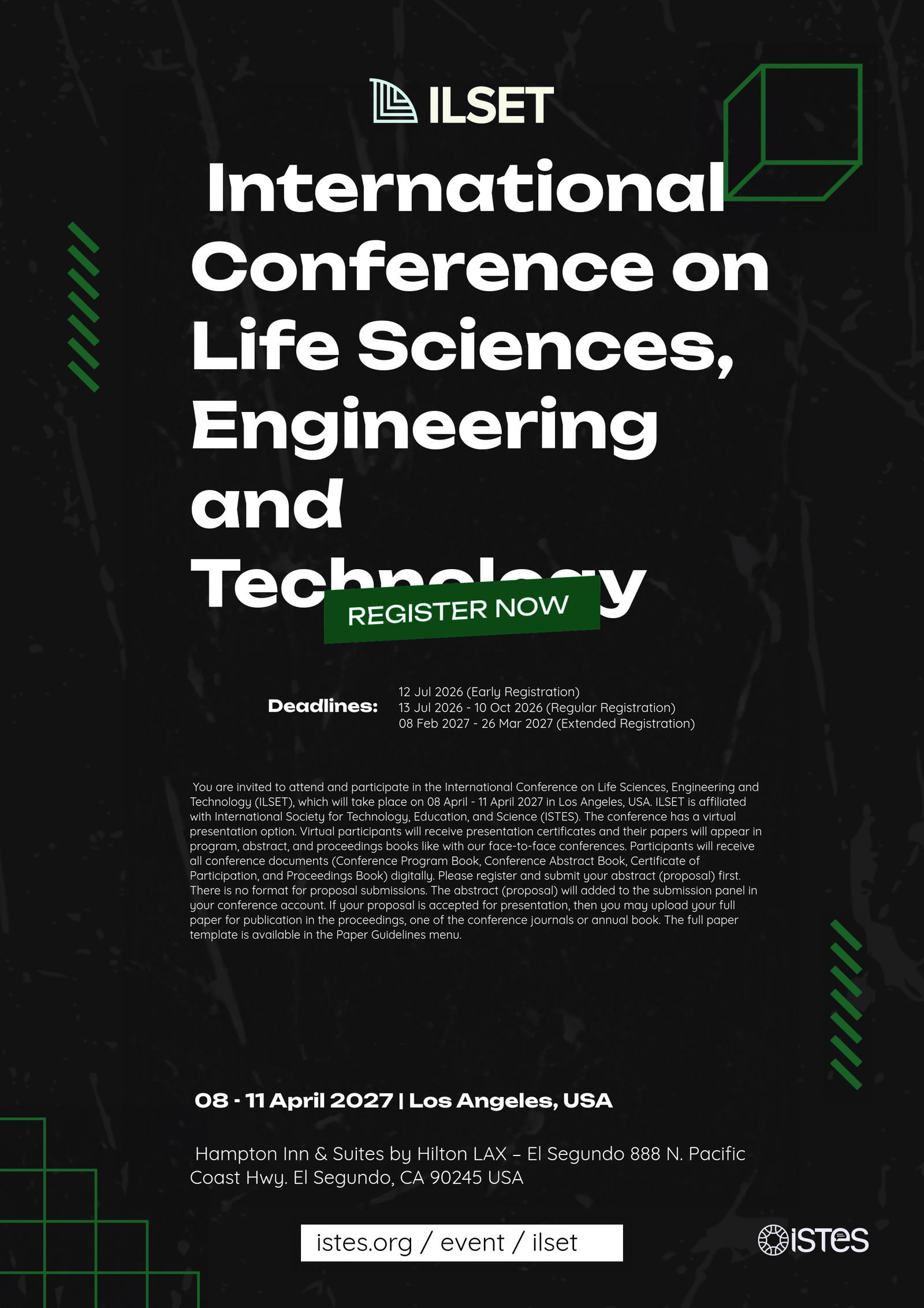 ILSET - 2027 Poster