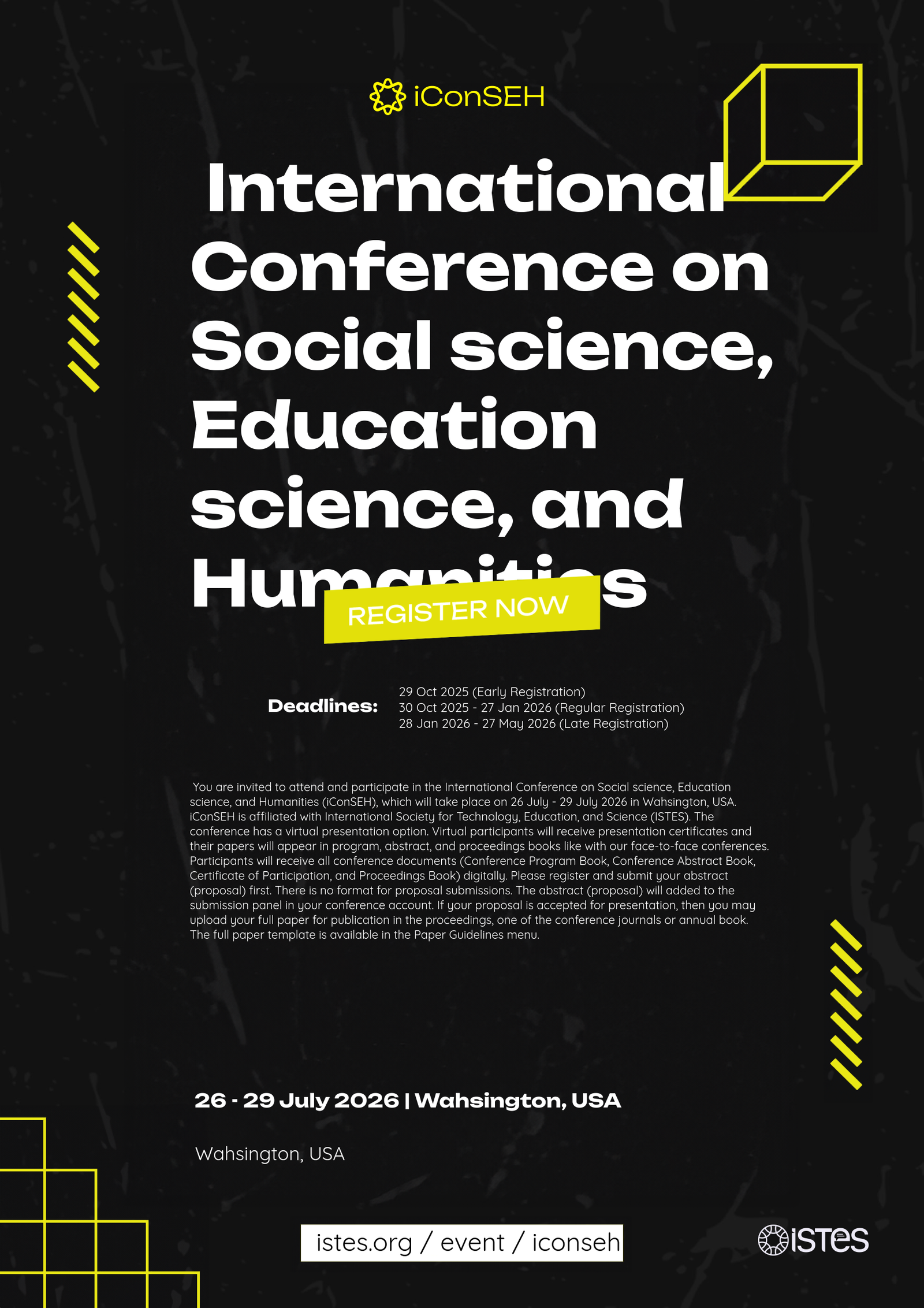 iConSEH - 2026 Poster